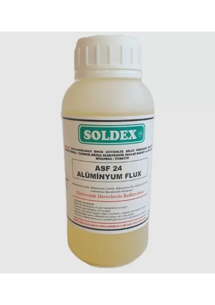 Soldex Asf-24 Alüminyum Flux Lehim Suyu - 250 ml