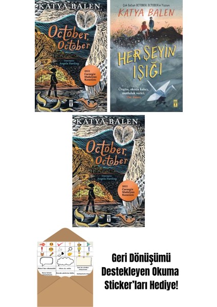 Katya Balen 3 Kitap Seti + Okuma Sticker'ları
