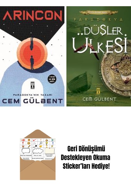 Cem Gülbent 2 Kitap Seti + Okuma Sticker'ları