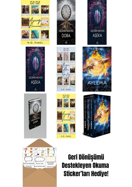 N. G. Kabal 9 Kitap Seti + Okuma Sticker'ları