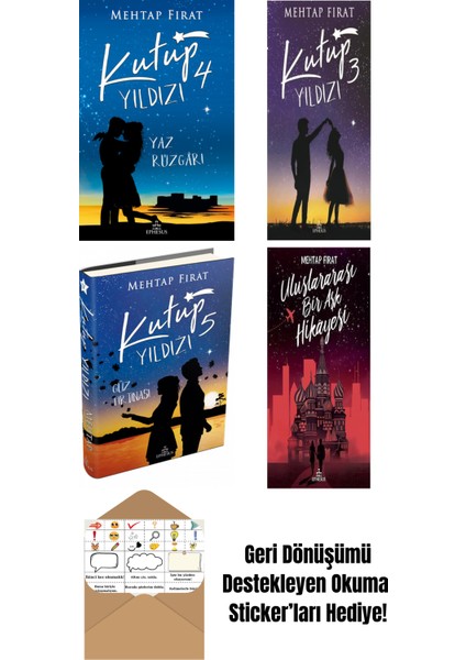 Mehtap Fırat 4 Kitap Seti + Okuma Sticker'ları