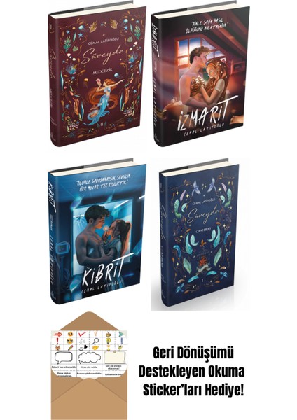 Cemal Latifoğlu 4 Kitap Seti + Okuma Sticker'ları