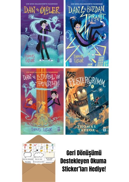 Thomas Taylor 4 Kitap Seti + Okuma Sticker'ları