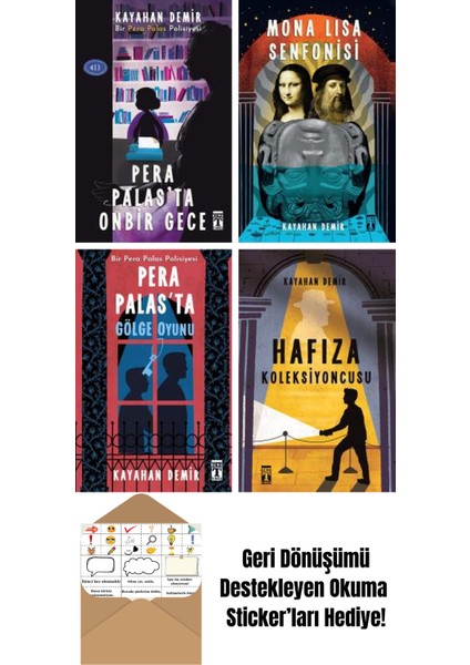 Kayahan Demir 4 Kitap Seti + Okuma Sticker'ları
