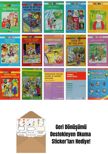Ertan Ardanancı 15 Kitap Seti + Okuma Sticker'ları