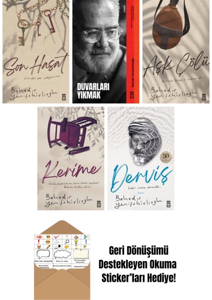 Bahadır Yenişehirlioğlu 5 Kitap Seti + Okuma Sticker'ları