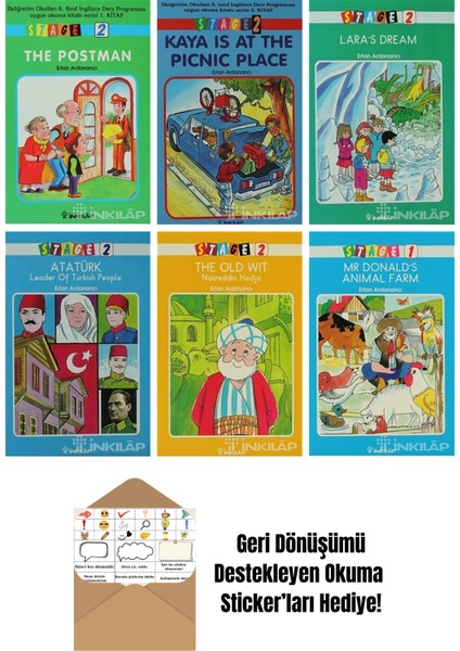 Ertan Ardanancı 6 Kitap Seti + Okuma Sticker'ları