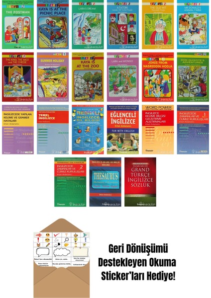 Ertan Ardanancı 21 Kitap Seti + Okuma Sticker'ları