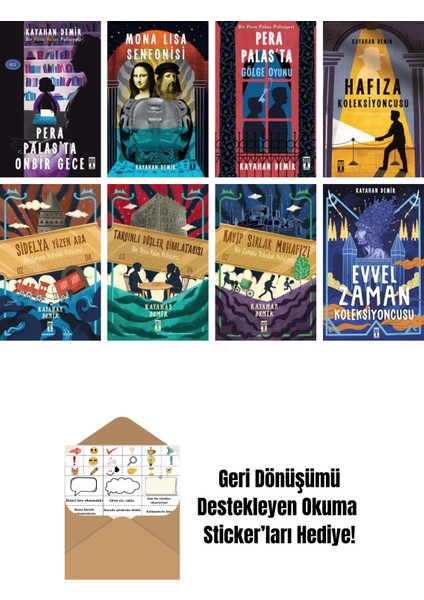 Kayahan Demir 8 Kitap Seti + Okuma Sticker'ları