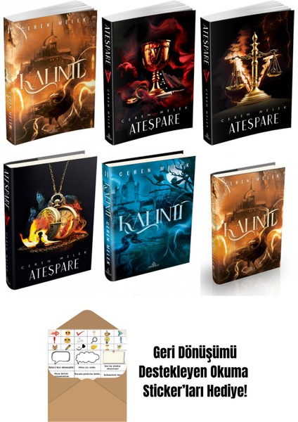 Ceren Melek 6 Kitap Seti + Okuma Sticker'ları