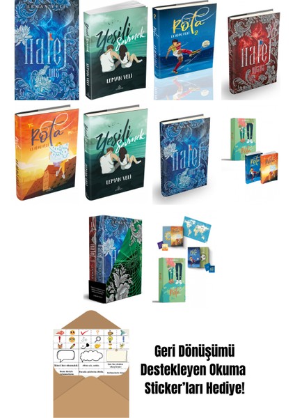 Leman Veli 10 Kitap Seti + Okuma Sticker'ları