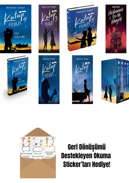 Mehtap Fırat 8 Kitap Seti + Okuma Sticker'ları