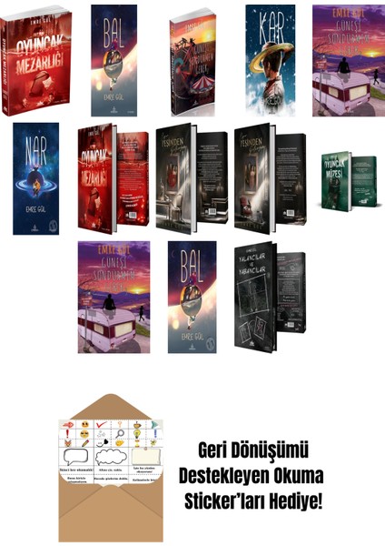 Emre Gül 13 Kitap Seti + Okuma Sticker'ları