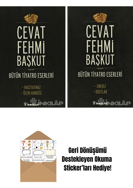 Cevat Fehmi Başkut 2 Kitap Seti + Okuma Sticker'ları