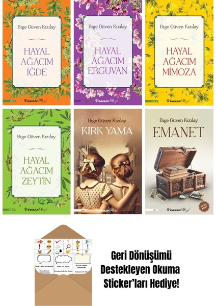 Bige Güven Kızılay 6 Kitap Seti + Okuma Sticker'ları