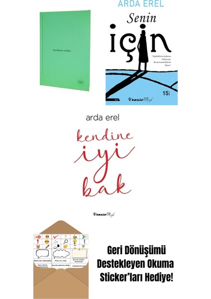 Arda Erel 3 Kitap Seti + Okuma Sticker'ları
