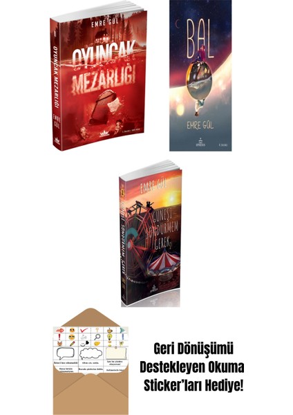 Emre Gül 3 Kitap Seti + Okuma Sticker'ları