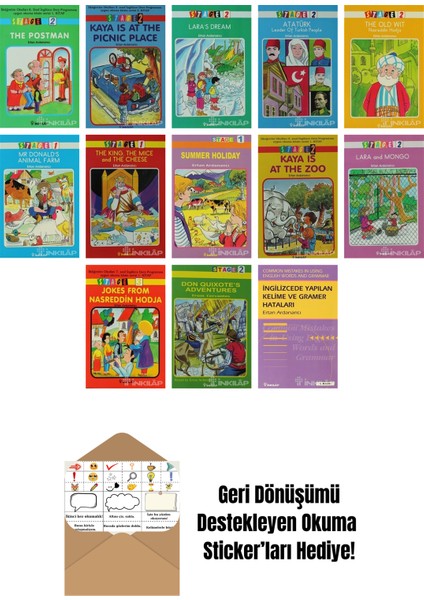 Ertan Ardanancı 13 Kitap Seti + Okuma Sticker'ları