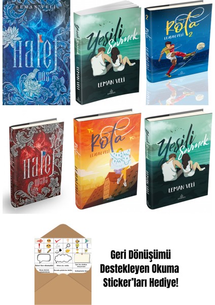 Leman Veli 6 Kitap Seti + Okuma Sticker'ları