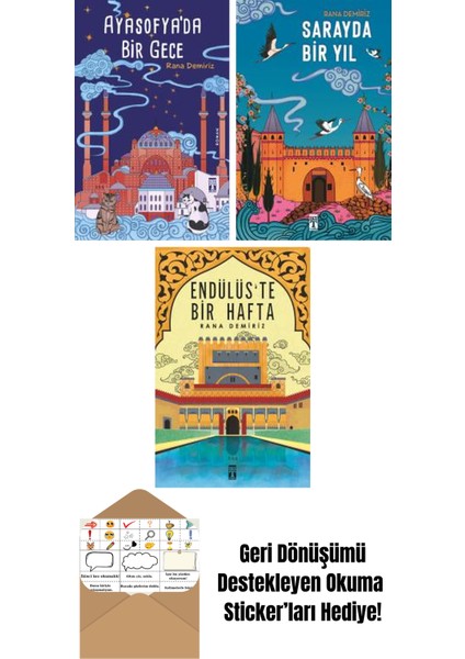 Rana Demiriz 3 Kitap Seti + Okuma Sticker'ları