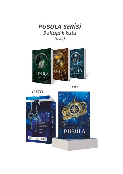 Kader Arvas 6 Kitap Seti + Okuma Sticker'ları