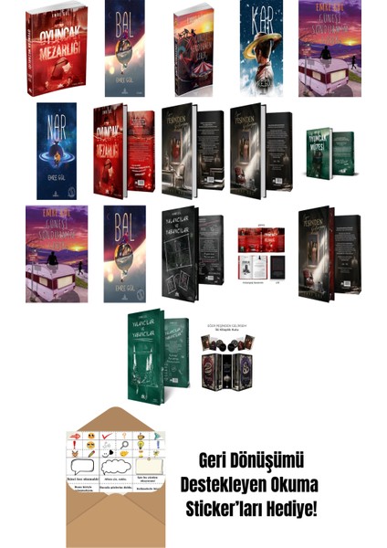 Emre Gül 17 Kitap Seti + Okuma Sticker'ları