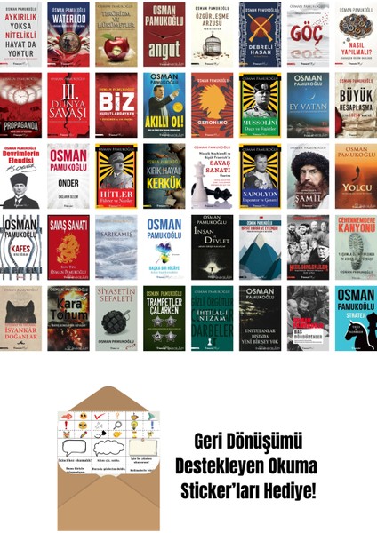 Osman Pamukoğlu 40 Kitap Seti + Okuma Sticker'ları