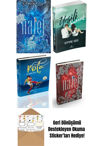 Leman Veli 4 Kitap Seti + Okuma Sticker'ları