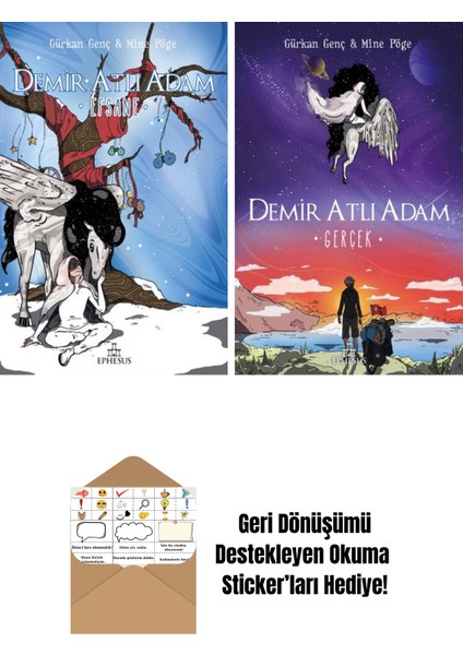 Mine Pöge 2 Kitap Seti + Okuma Sticker'ları