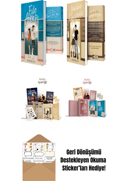 Mıshelov 4 Kitap Seti + Okuma Sticker'ları
