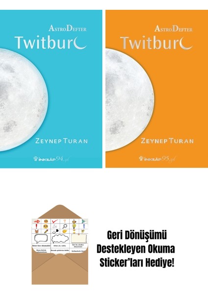 Zeynep Turan 2 Kitap Seti + Okuma Sticker'ları