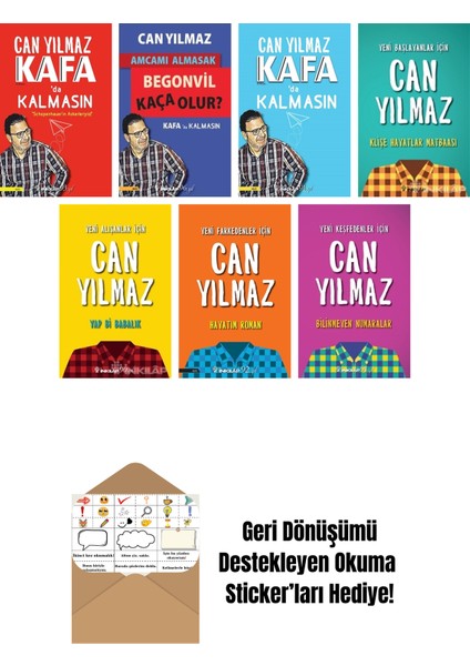 Can Yılmaz 7 Kitap Seti + Okuma Sticker'ları