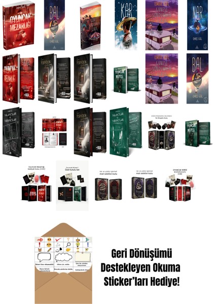 Emre Gül 23 Kitap Seti + Okuma Sticker'ları