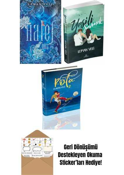Leman Veli 3 Kitap Seti + Okuma Sticker'ları