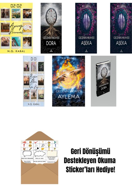 N. G. Kabal 7 Kitap Seti + Okuma Sticker'ları