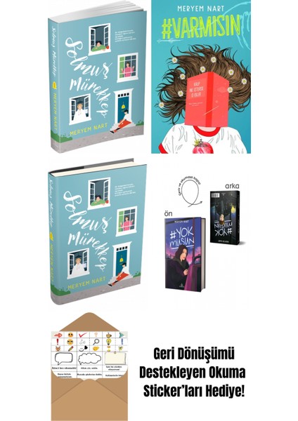 Meryem Nart 4 Kitap Seti + Okuma Sticker'ları
