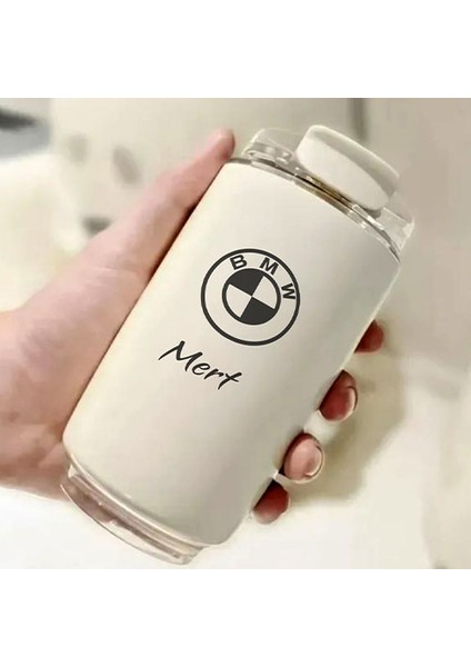 Kişiye Özel Retro Stil 240ML Vakumlu Isı Korumalı Araç Baskılı Termos Kupa