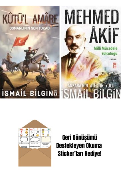 Ismail Bilgin 2 Kitap Seti + Okuma Sticker'ları