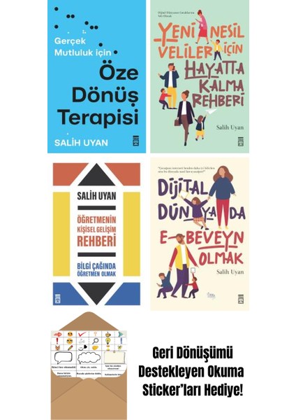 Salih Uyan 4 Kitap Seti + Okuma Sticker'ları