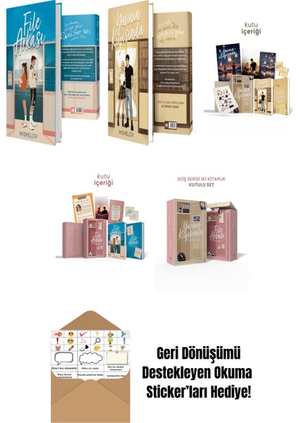 Mıshelov 5 Kitap Seti + Okuma Sticker'ları