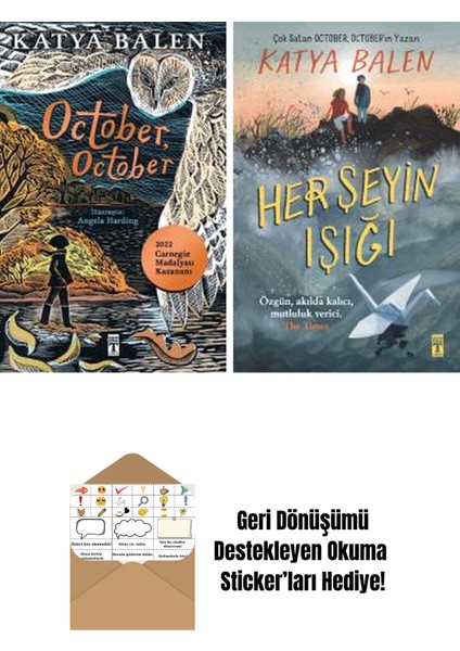 Katya Balen 2 Kitap Seti + Okuma Sticker'ları
