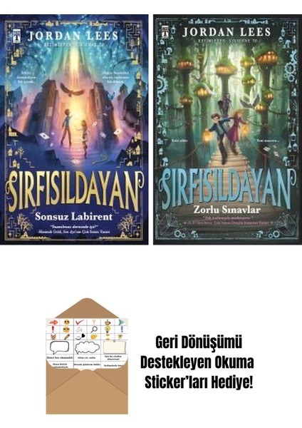 Jordan Lees 2 Kitap Seti + Okuma Sticker'ları
