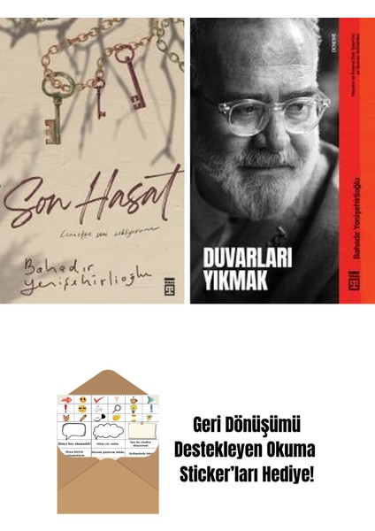 Bahadır Yenişehirlioğlu 2 Kitap Seti + Okuma Sticker'ları