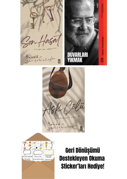 Bahadır Yenişehirlioğlu 3 Kitap Seti + Okuma Sticker'ları
