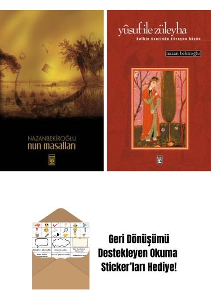 Nazan Bekiroğlu 2 Kitap Seti + Okuma Sticker'ları