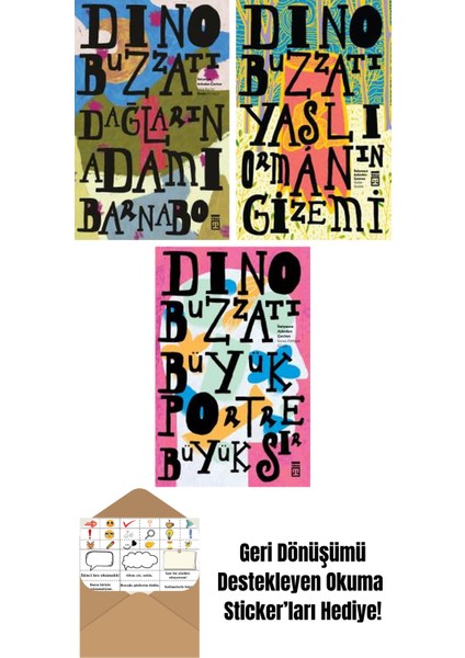 Dino Buzzati 3 Kitap Seti + Okuma Sticker'ları
