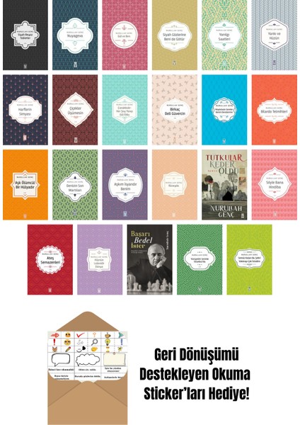 Nurullah Genç 23 Kitap Seti + Okuma Sticker'ları
