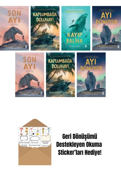 Hannah Gold 7 Kitap Seti + Okuma Sticker'ları