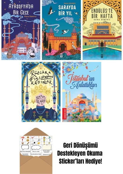 Rana Demiriz 5 Kitap Seti + Okuma Sticker'ları