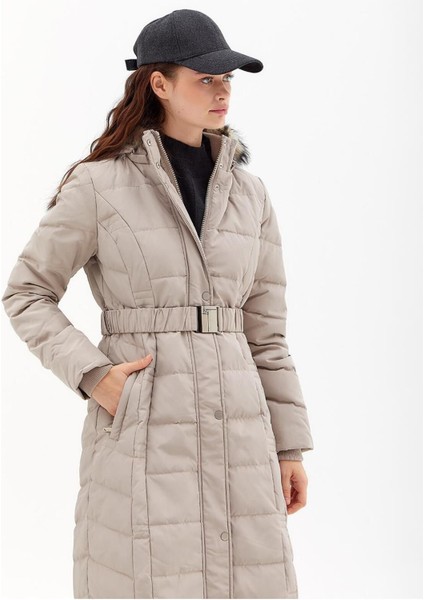 KA-A23-27006 Kayra Kaz Tüyü Mont fiyatları